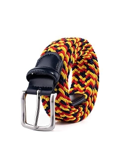 Woven Stretchy Braided Belts for Men & Women, Golf Casual Belt