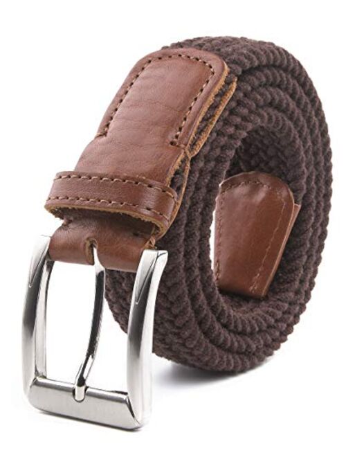 Woven Stretchy Braided Belts for Men & Women, Golf Casual Belt