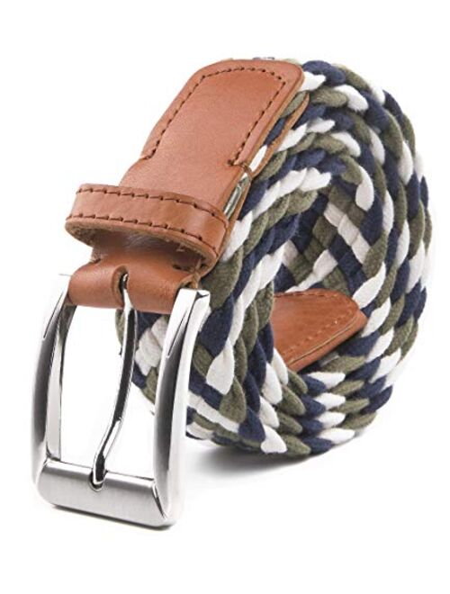 Woven Stretchy Braided Belts for Men & Women, Golf Casual Belt