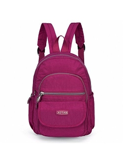 AOTIAN Mini Nylon Women Backpacks Casual Lightweight Small Daypack for Girls