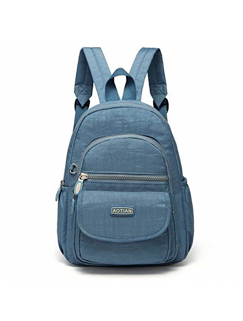 AOTIAN Mini Nylon Women Backpacks Casual Lightweight Small Daypack for Girls