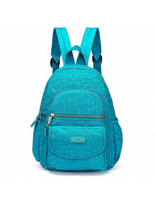 AOTIAN Mini Nylon Women Backpacks Casual Lightweight Small Daypack for Girls