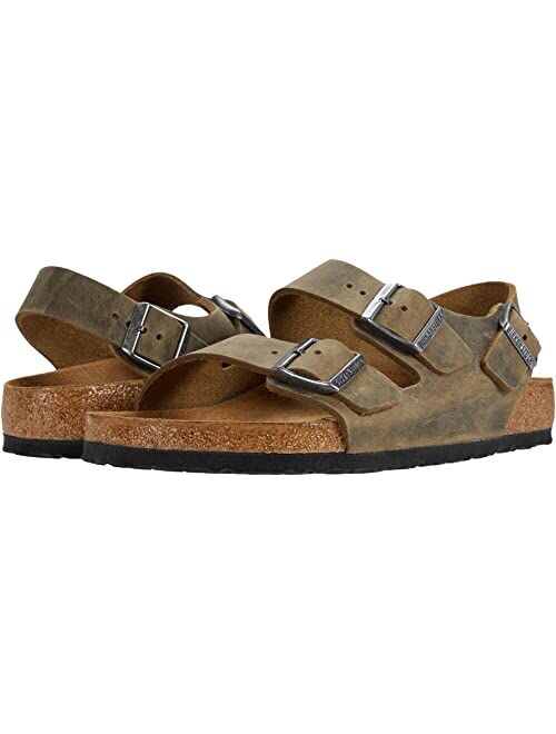 BIRKENSTOCK Milano Unisex Soft Footbed Leather Sandal