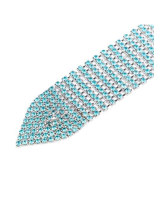 Women Crystal Rhinestone Chain Waist Belt Party Club Sparkle Waistband