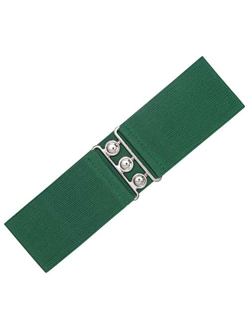 Ro Rox Vintage Retro Style 1950's Elasticated Wide Nurse Belt US 2-20