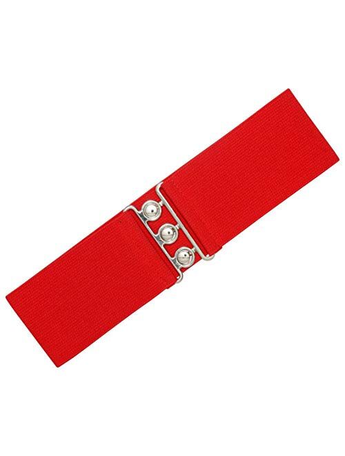 Ro Rox Vintage Retro Style 1950's Elasticated Wide Nurse Belt US 2-20