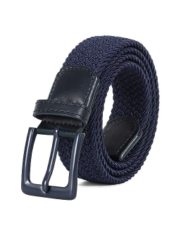 Belt For Women,Bulliant Womens Woven Stretch Belts Elastic Braided 1 1/8, Multicolors.