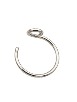 FANSING Fake Nose Ring 20g Faux Nose Hoop Nose Piercing Jewelry 8mm Septum Ring Lip Rings 1pc