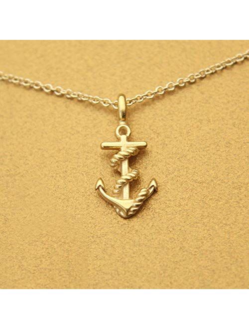 Sun Y Necklace Friendship Anchor Unicorn Good Luck Elephant Pendant Chain Necklace with Meaning Card Gift Card