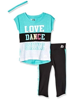 Girls' 2 Pc Set Active Top/Capri