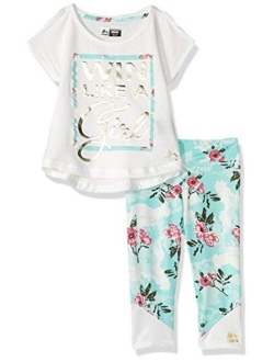 Girls' 2 Pc Set Active Top/Capri