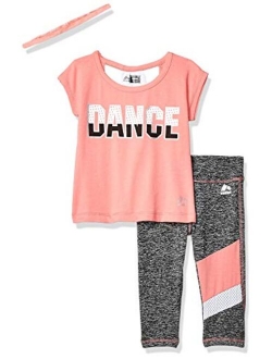 Girls' 2 Pc Set Active Top/Capri