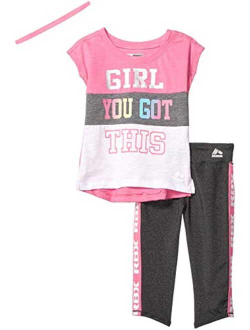 RBX Girls' 2 Pc Set Active Top/Capri