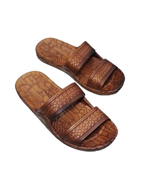 IMPERIAL SANDALS HAWAII Women Double Strap Jesus Style Hawaii Sandals, Unisex Sandal for Women Men and Teens