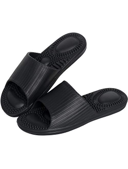 Shower Slipper, Bathroom Non-Slip Slippers, House and Pool Sandals, in-Door Slipper with Massaging Effect