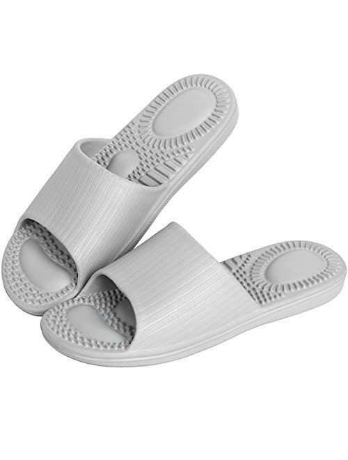 Shower Slipper, Bathroom Non-Slip Slippers, House and Pool Sandals, in-Door Slipper with Massaging Effect