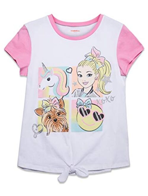 JoJo Siwa Girls Short Sleeve Fashion T-Shirt & Bike Shorts Set