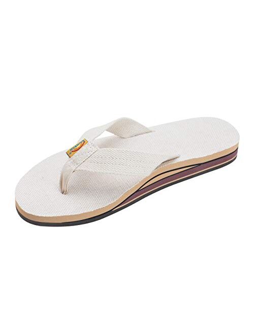 Rainbow Sandals Men's Double Layer Arch Hemp