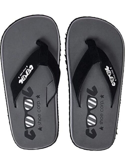 Cool Shoes Men's Toe Separator Flip Flops, Womens 8