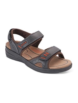 Proven Plantar Fasciitis and Foot Pain Relief. Extended Widths. Orthopedic Diabetic Arch Support Men's Sandals, Cambria