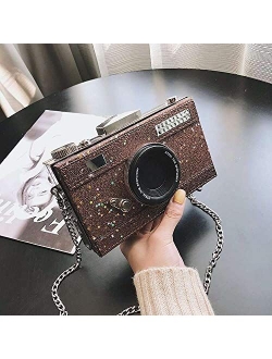 MODERNGENIC 'Camera' Handbag, Fashion Envelope Clutch, Cross-body Shoulder Purse, Soft PU Leather Handbag for Women/Girls