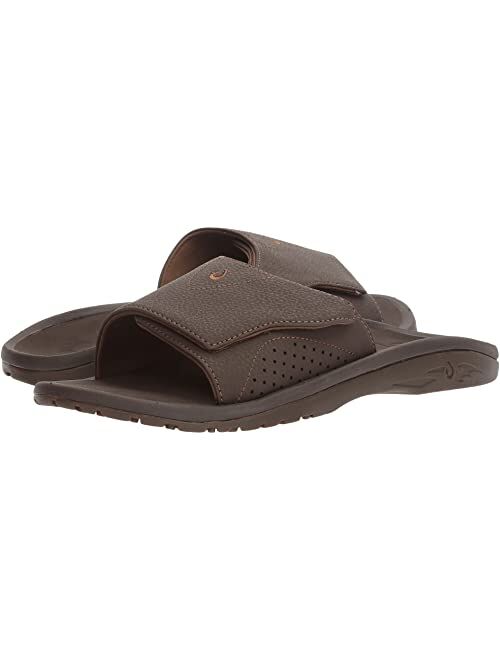 OLUKAI Mens Nalu Slide Slip On Open Toe Sport Sandals