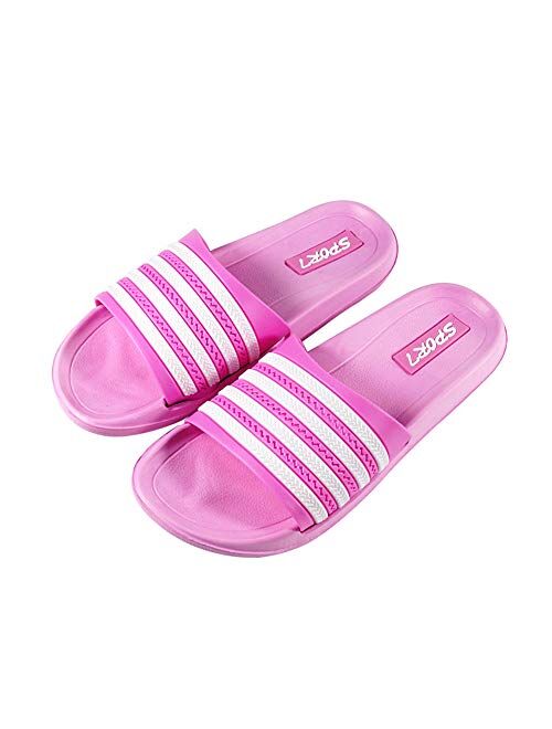 Mens Womens Lightweight Slide Sandals-Slip on Slides Sandal Shoes for Indoor or Outdoor-Unisex Flexible House Slipper Sport Slides