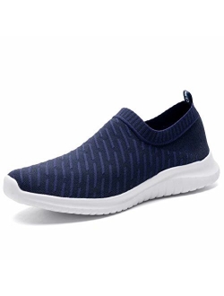 LANCROP Women's Walking Shoes Balenciaga Look Casual Breathable Athletic Tennis Slip on Sneakers