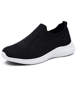 LANCROP Women's Walking Shoes Balenciaga Look Casual Breathable Athletic Tennis Slip on Sneakers