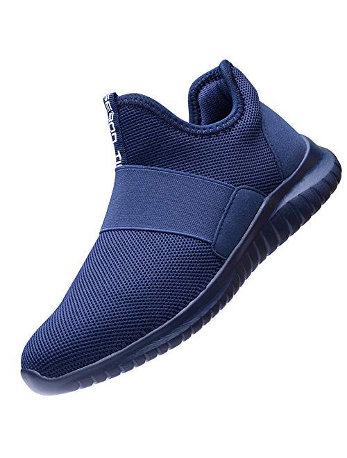 LANCROP Women's Walking Shoes Balenciaga Look Casual Breathable Athletic Tennis Slip on Sneakers