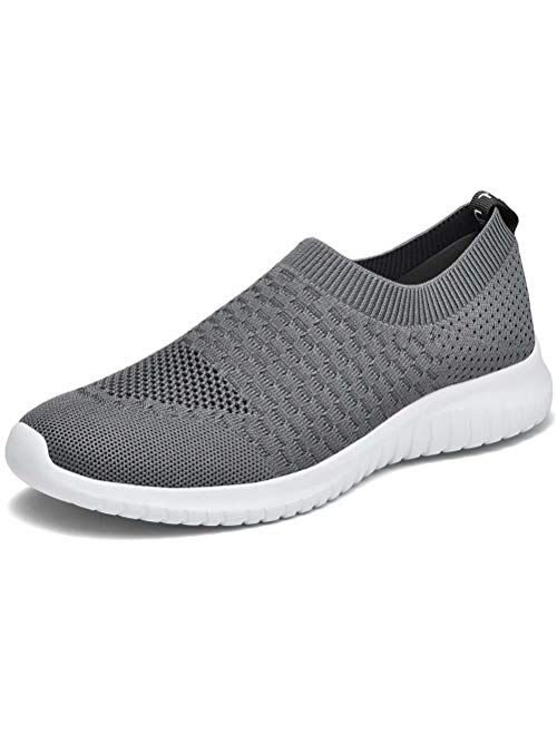 LANCROP Women's Walking Shoes Balenciaga Look Casual Breathable Athletic Tennis Slip on Sneakers