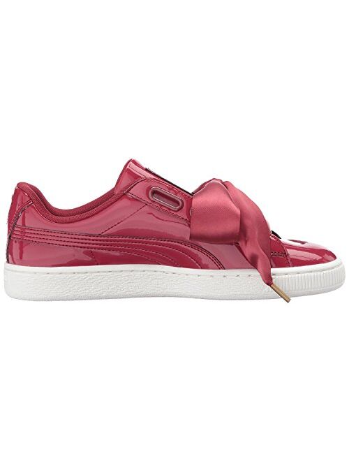 PUMA Women's Basket Heart Patent Wn Sneaker