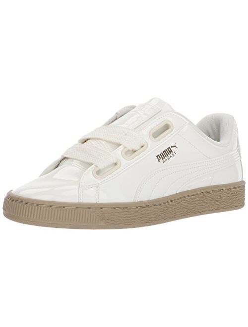 PUMA Women's Basket Heart Patent Wn Sneaker