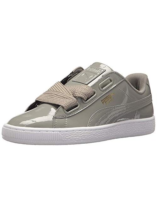 PUMA Women's Basket Heart Patent Wn Sneaker