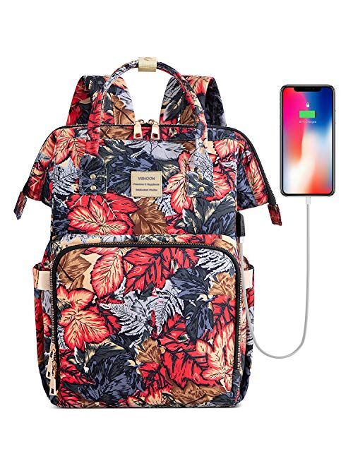 Laptop Backpack,15.6 Inch Stylish College School Backpack for Women Girls