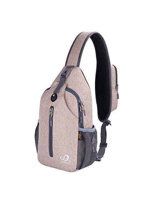 Waterfly Crossbody Sling Backpack Sling Bag Travel Hiking Chest Bag Daypack