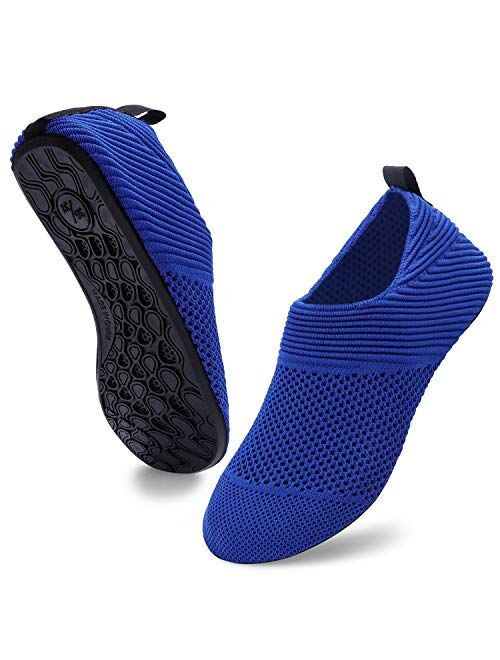 ANLUKE Womens Mens Water Shoes Barefoot Quick-Dry Aqua Socks for Beach Swim Surf Water Sport