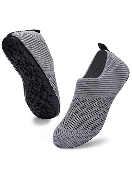 ANLUKE Womens Mens Water Shoes Barefoot Quick-Dry Aqua Socks for Beach Swim Surf Water Sport