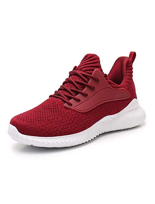 Akk Womens Athletic Walking Shoes - Slip On Memory Foam Lightweight Work Casual Tennis Running Shoes Sneakers for Indoor Outdoor Gym Travel