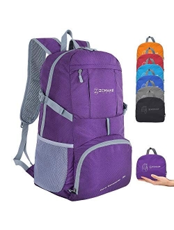 ZOMAKE Hiking Backpack 35L Lightweight Backpack Water Resistant Packable Backpack Travel Daypack for Women Men