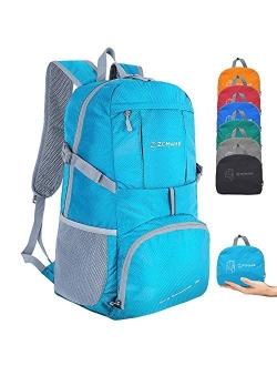 ZOMAKE Hiking Backpack 35L Lightweight Backpack Water Resistant Packable Backpack Travel Daypack for Women Men