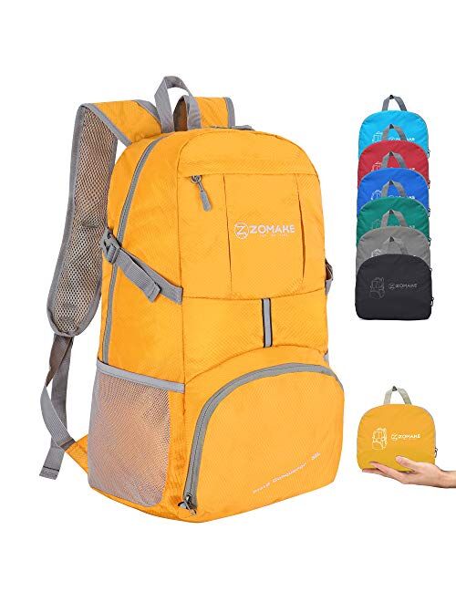 ZOMAKE Hiking Backpack 35L Lightweight Backpack Water Resistant Packable Backpack Travel Daypack for Women Men