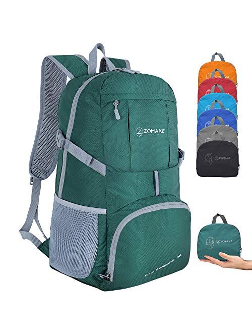 ZOMAKE Hiking Backpack 35L Lightweight Backpack Water Resistant Packable Backpack Travel Daypack for Women Men