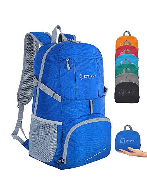 ZOMAKE Hiking Backpack 35L Lightweight Backpack Water Resistant Packable Backpack Travel Daypack for Women Men