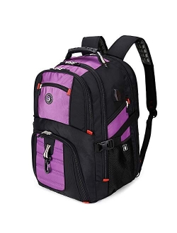 Extra Large 50L Travel Laptop Backpack with USB Charging Port Fit 17 Inch Laptops for Men Women