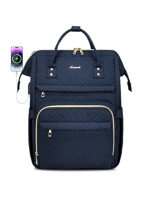 LOVEVOOK Laptop Travel Business Work Bag with USB Port