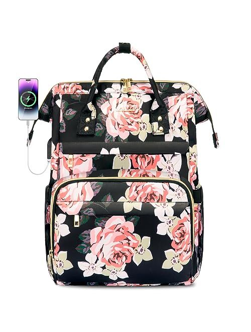 LOVEVOOK Laptop Travel Business Work Bag with USB Port