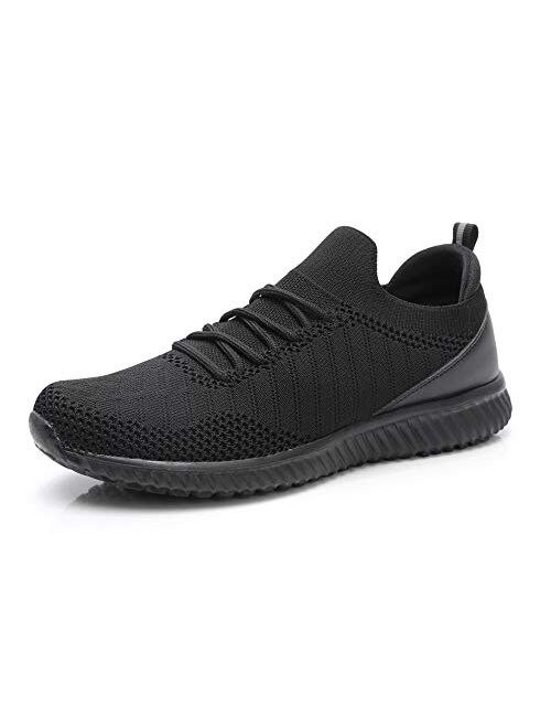 Akk Walking Shoes for Women - Slip on Memory Foam Lightweight Sneakers