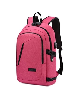 Durable Laptop Backpack Water Resistant Anti-Theft Bag with USB Charging Port and Lock