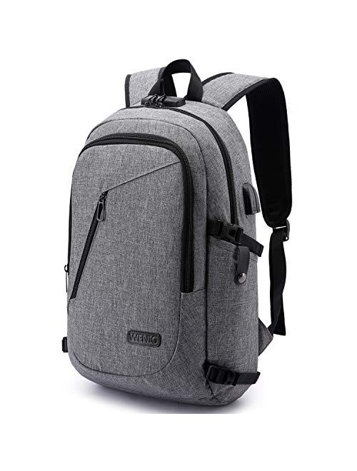 Durable Laptop Backpack Water Resistant Anti-Theft Bag with USB Charging Port and Lock